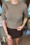 Cycling Neck Pulle Silvery Tricked Sweater - 4