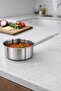 Stainless Steel Induction Base Industrial Type Deep Soup, Milk Castron Pot 24X15 cm 6.2 Lt 304 Quality - 2