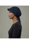 Pleated Hat Navy Blue Ready-To-Wear Turban Hijab Pool Cap Suitable for Medical Use - 5
