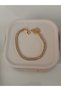 Baget Zircon Stone Waterway Gold Bracelet |   Baguette Stone Stylish Women's Bracelet - 5