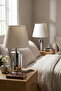Samara Silver Double Lampshade
