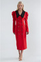 Stylish Dress with Collar Detail and Balloon Sleeves 2963 - 5