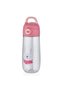 550 Ml Patterned Children's Water Bottle with Straw Locking Lid and Carrying Handle