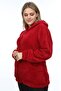 Women's Red Welsoft Zipper Cardigan - 3