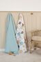 Set of 2 100% Organic Cotton Muslin Baby Blanket - Space Printed 90x100 cm Multi-Purpose Muslin Blanket Set - 7