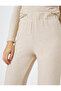 Flared Leg Trousers with Elastic Waist - 5