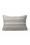 Zigzag Pattern Avant-Garde Throw Pillow Cover 35*50 Shiny Woven Fabric Luxury Series