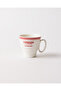 One More Shot Red Written on It 2-Piece Porcelain Espresso Coffee Cup 80 ml - Red - 5