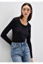 2-Pack Long Sleeve Basic T-Shirt Fitted / Bodycon Fit 1613519-90891 - 2
