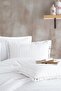 100% Cotton Double Bed Tasseled Duvet Cover Set