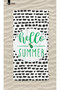 Hello Summer Y - منشفة الشاطئ المطبوعة - 3