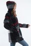 Women's Zippered Fleece Cardigan Coat-black - 5