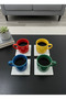 Coaster Set of 4 White Marble 10X10 cm - 3