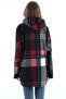 Women's Zippered Fleece Cardigan Coat-black - 7