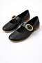 Women's Daily Comfortable Ballet Flats Thick Belted Women's Ballet Flats