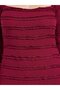 Women Maroon Long Sleeves Mermaid Midi Dress - 4