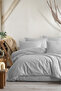 100% Cotton Single Fringed Duvet Cover Set Avola - 4