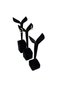 Domestic Production Suede Fabric Multiple Black Color 20/17/15 Cm Earring Display Accessory - 3