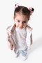 3-Piece Hooded Baby Girl Coat & Trousers Holiday Set 9083 Spr - 2