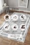 Digital Print Washable Non-Slip Sole Living Room Rug Kitchen Rug Runner Rug - 3