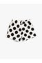 Polka Dot Short Shorts Pocket Cotton - 2