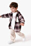 Plaid Shirt & Pocket Detail Boys' 3-Piece Transitional Set 9091 - 3