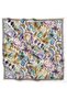 Lilac Object Pattern 100% Twill Silk Scarf 4216 - 80 - 4