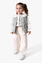 Lace Collar Vest Set 3-Piece Baby Set 9086 - 3