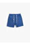 Basic Shorts with Elastic Waist, Above Knee Cotton