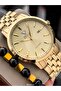 Steel Strap (Does Not Tarnish) Luxury Yellow Color Men's Wristwatch - 2