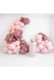 Balloon Chain Set 65 Pieces – Pastel Color Balloon Set |   Birthday Party |   Rosewood Makaron Pink Balloon - 4