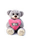 Romantic Gift for Valentine's Day Large Size Plush Teddy Bear with Heart Pillow - 2