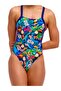 Bf Birdie Wordie Women's Training Swimsuit – Stylish Design & C-Infinity Chlorine Resistant - 2
