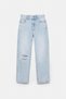 Yırtık mom fit jean - 6