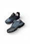 Men's Navy Blue Non-Slip Sole Lace-Up Traking Outdoor Shoes - 4
