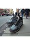 Men's Navy Blue Non-Slip Sole Lace-Up Traking Outdoor Shoes - 2