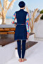 Frendy Stretch Fabric Long Sleeve Hijab Swimsuit 2110 - 4