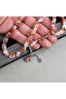 Arizona Katalin Alpaca Tassel Capsule Cut 8X12Mm Prayer Beads - Brown - 6
