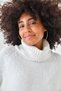 Women's Turtleneck Ribbed Knit Sweater 223006 - 2