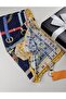 Luxury Wool Scarf Hijab Foulard Scarf Shawl H Pattern 90 X 90 cm - 4