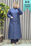 Women's Clothing Plus Size Quilted Metal Buttoned Double-Breasted Cap