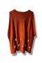 100% Cotton Knit Tunic Blouse – Size 38-52 Compatible - Tile - 2