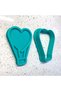 Love Balloon Figured Cookie Mold |   Heart Detailed Hot Air Balloon Stamp |   Clay and Sugar Dough - 6