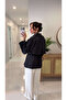 Gorges Denim Blue Belted Premium Trench Coat - 3