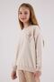 Beige Girl's Tracksuit Set - 3