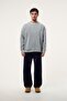 Washed Sweatshirt with Ripped Detail - 2