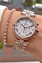 Rose Silver Color Women's Wristwatch 3-Piece Steel Bracelet Set Elegant Gift Set for Special Occasions - 2