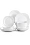 36 Pcs Opal ware Dinner set Microwave & Freezer Safe, BPA-free.