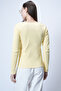 Yellow Heart Collar Long Sleeve Knitted Blouse Alc-X14791 - 6