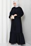 Ayrobin Dress with Tie Detail Black Hm2873 - 4
